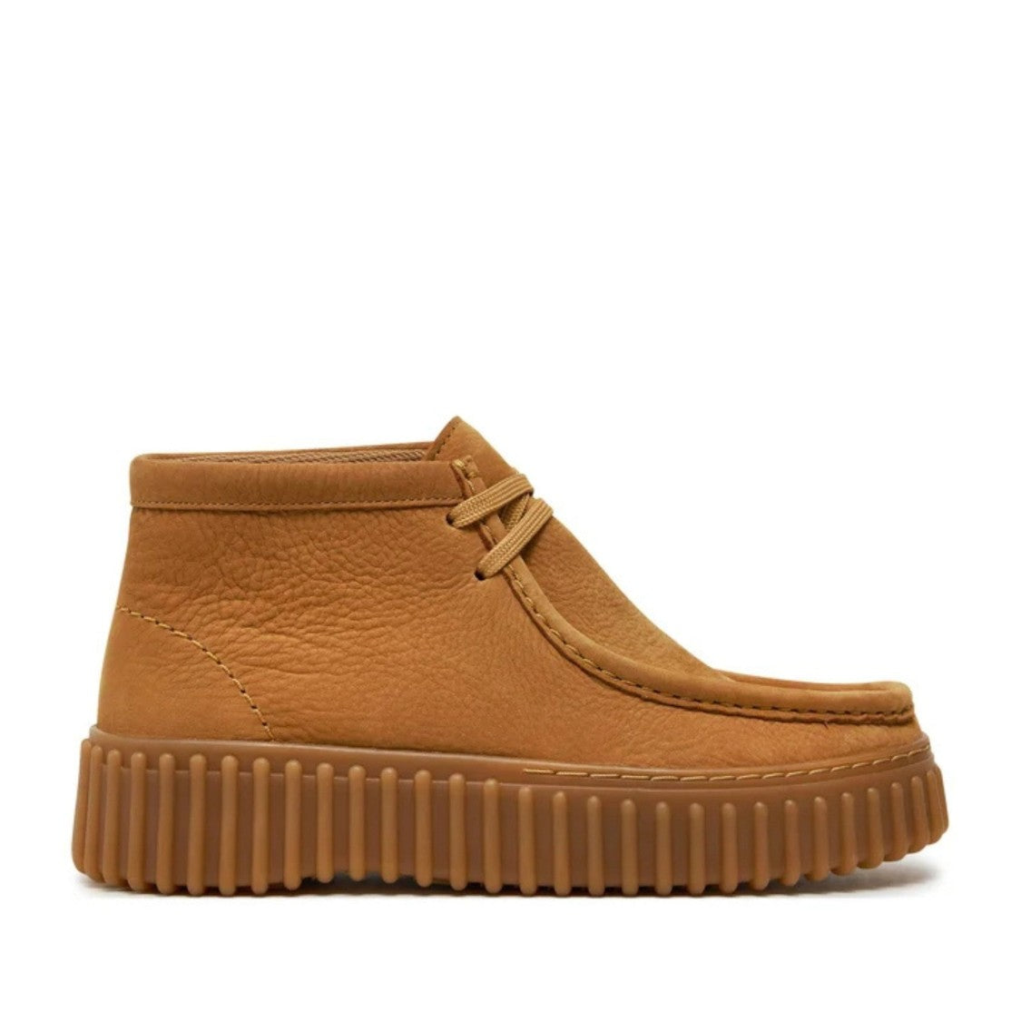 Clarks Torhill Moss Brown Low-Cut Nubuck Ankle Boots