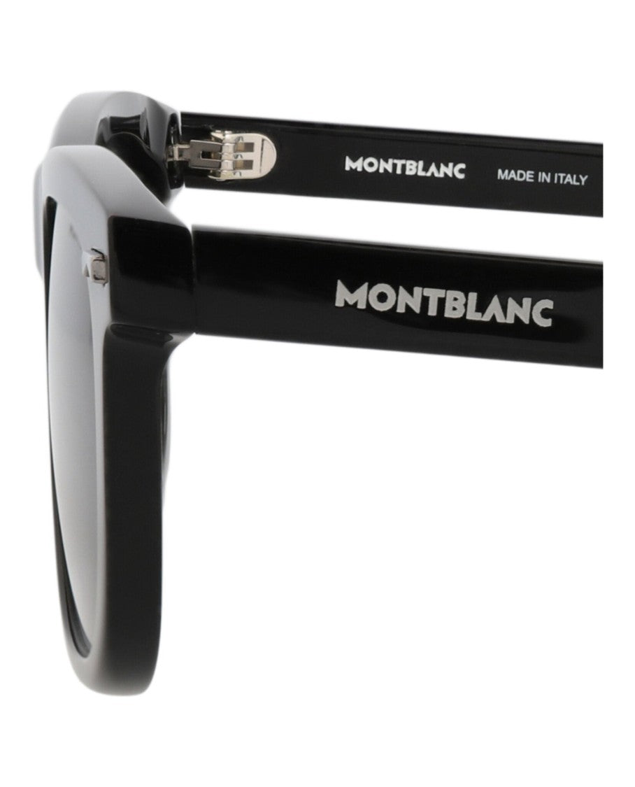 Montblanc Square-Frame Recycled Acetate Sunglasses