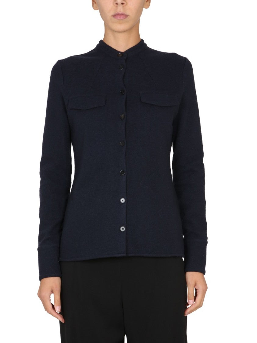 Jil Sander Tailored Long-Sleeved Shirt With Mandarin Collar