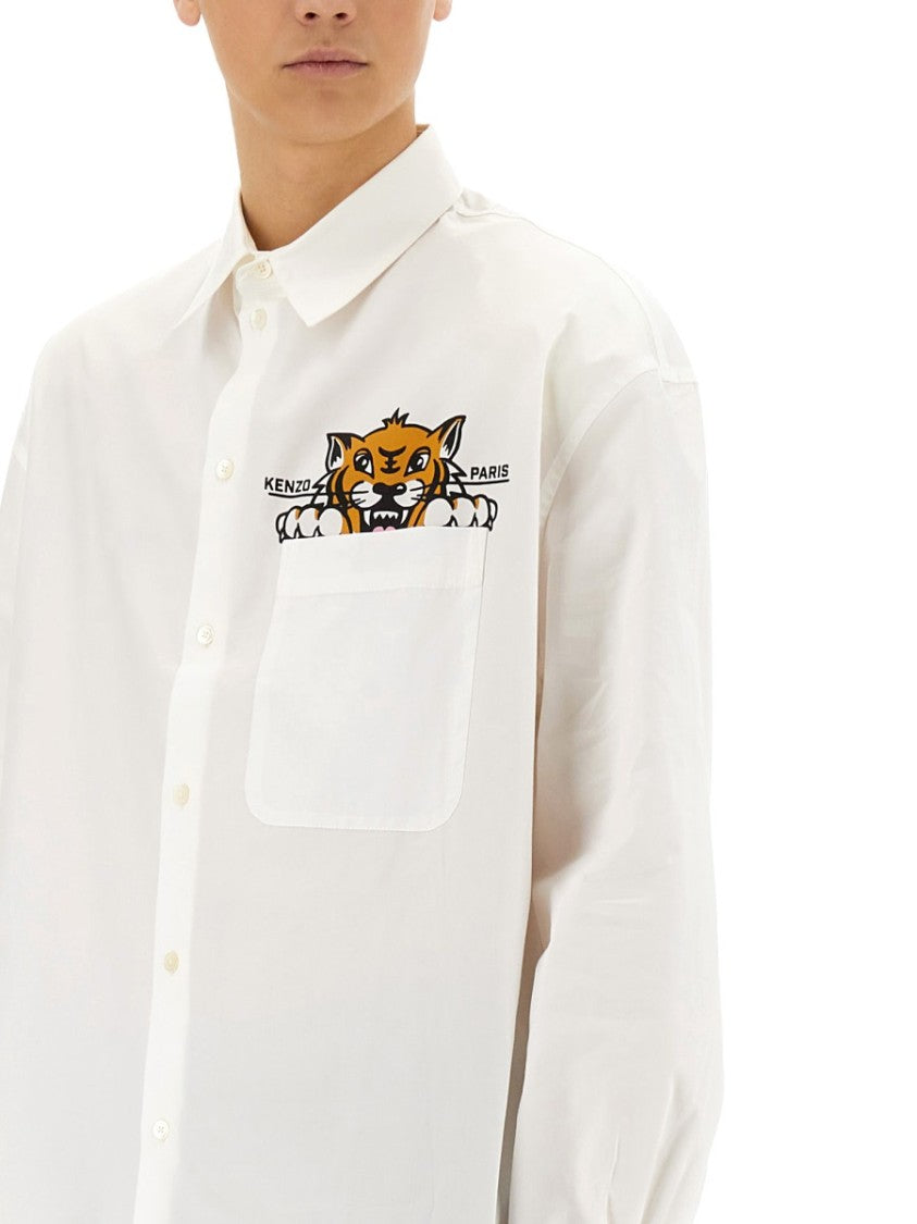 Kenzo "Happy Tiger" Casual Shirt