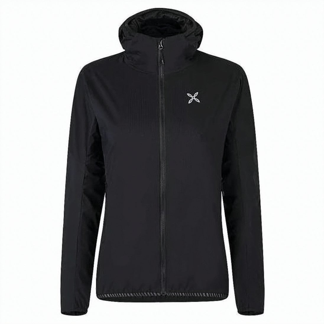 Montura Sleek Fitted Black Jacket With Attached Hood
