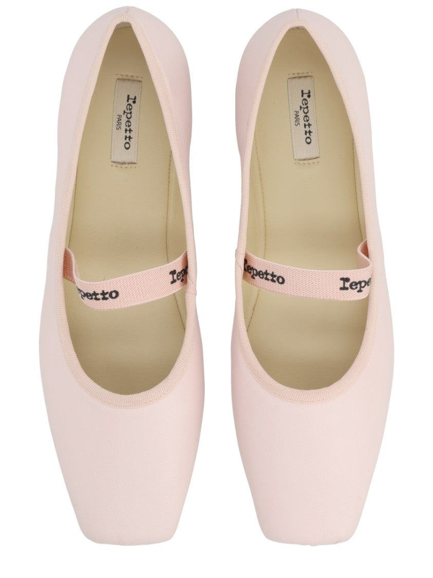 Repetto Neutrals Lisbeth Square Toe Ballet Flats