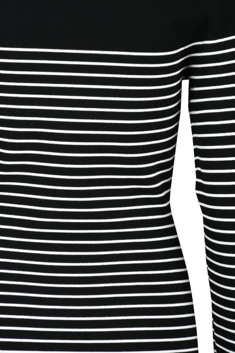 Max Mara Flipper Knit Dress - Black/White