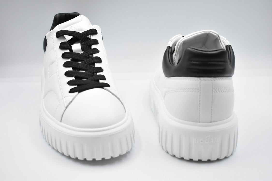 Hogan Sporty Accents And Chunky Sole Sneakers