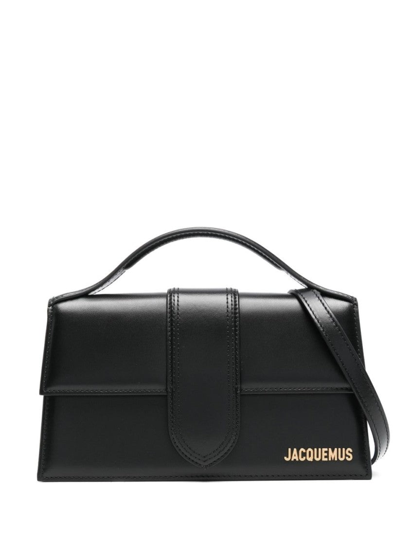 Jacquemus Structured Silk-Blend Flap Handbag
