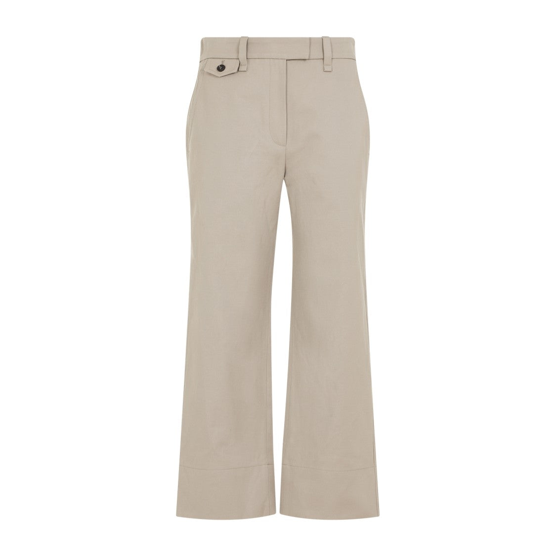 Brunello Cucinelli High-Waisted Tailored Trousers With Unique Pocket Detail