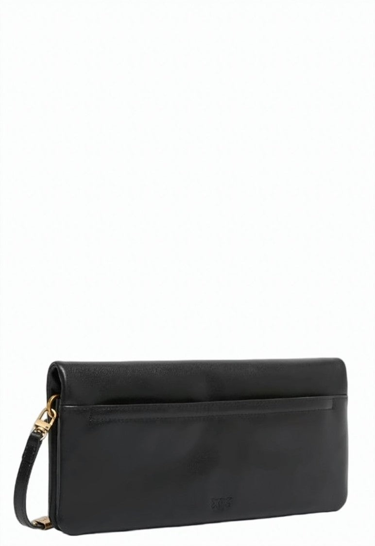Pinko Click Soft Horizontal Soft Leather Clutch