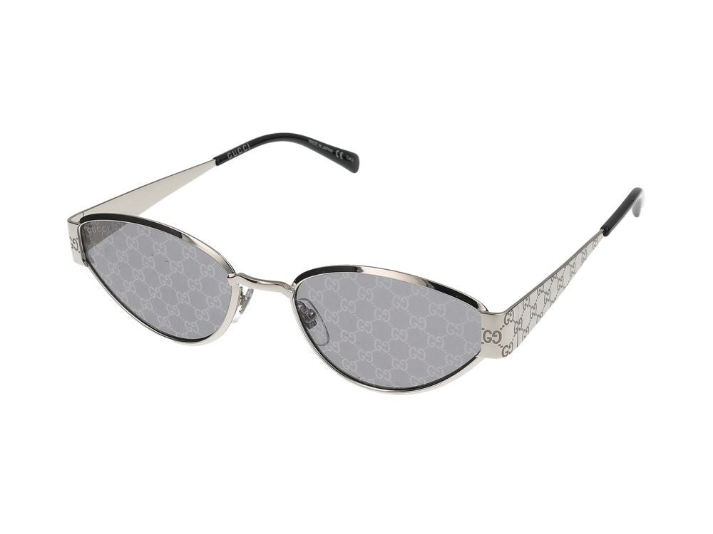 Gucci Sunglasses Gg1853s 002 Silver Silver Smoke 55/19/145