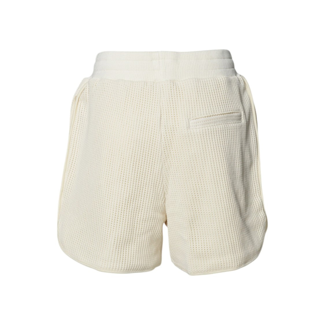 Wales Bonner Jersey Ivory Perforated Song Bermuda Shorts