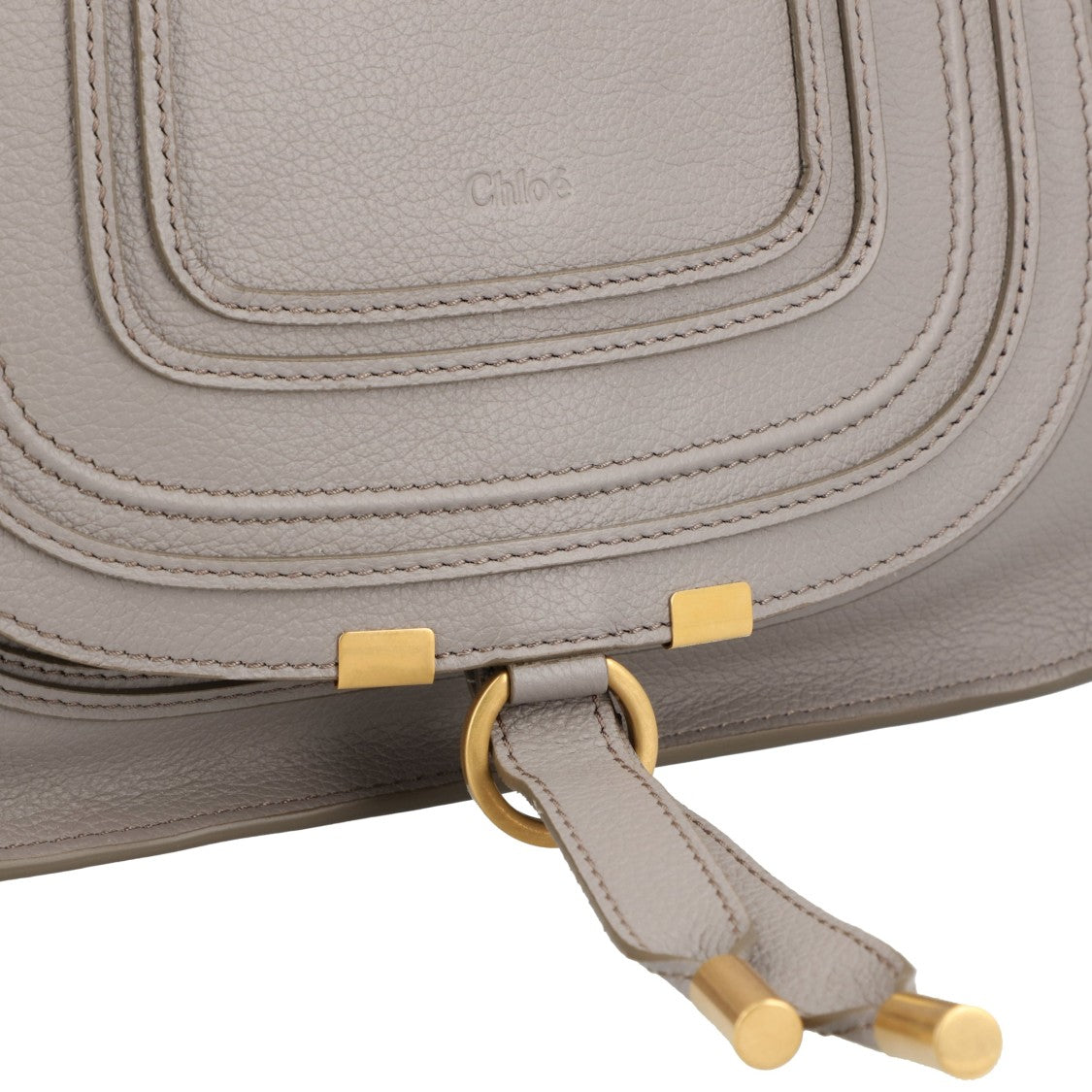 Chloé Small Marcie Bag In Grained Leather