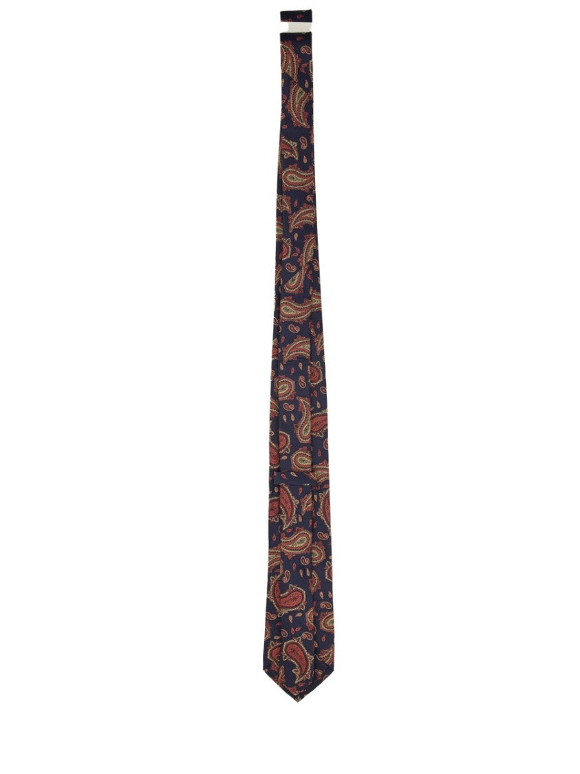 Etro Paisley Jacquard Silk Tie