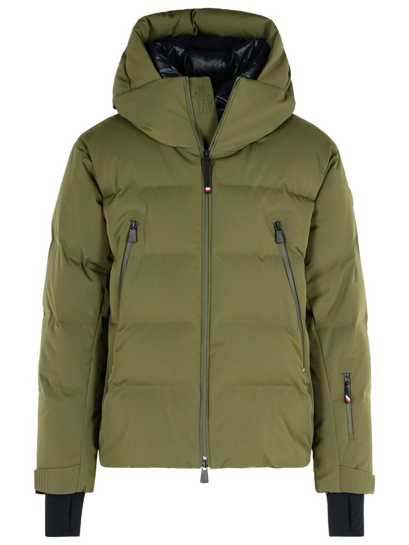 Moncler Grenoble 'Fellberg' Ski Down Jacket In Green Polyamide Blend