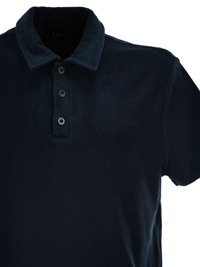 A.P.C. Julian - Organic Cotton Terry Polo Shirt