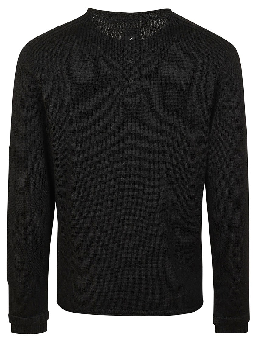 Premiata Textured Knit Sweater With Crew Neckline