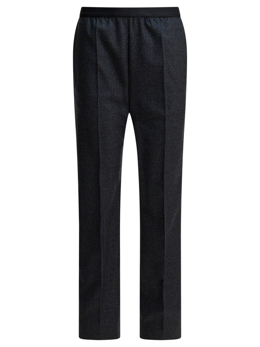 Maison Margiela Straight-Leg Pants With Mid-Rise Fit And Distinctive Topstitching