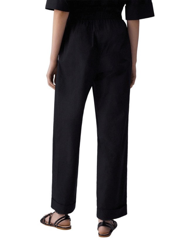 Liu Jo High Waist Cotton Trousers With Belt