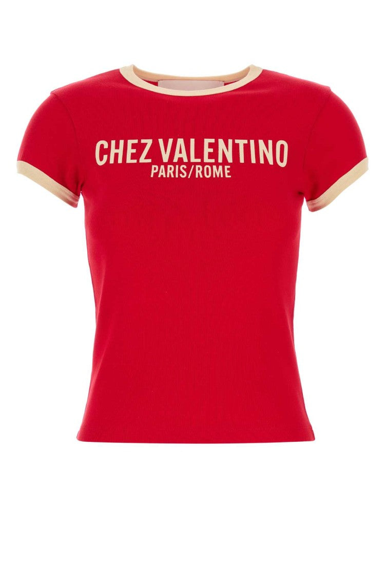 Valentino Garavani Red Cotton T-Shirt