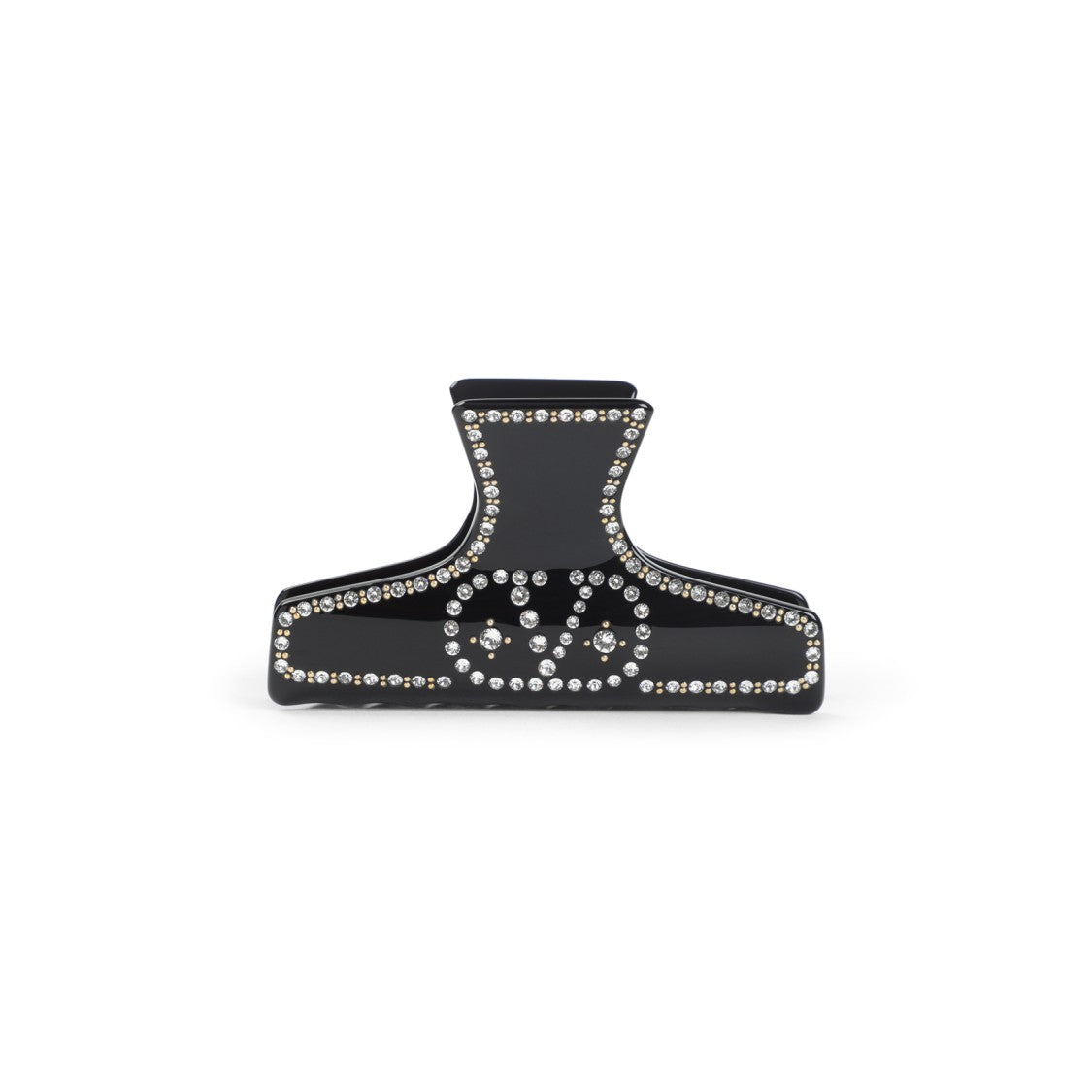 Valentino Garavani Black Resin Hair Clip