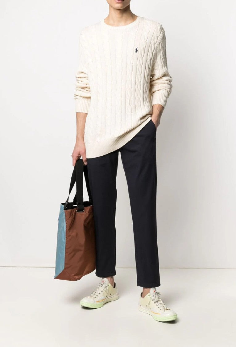 Polo Ralph Lauren Classic Cable Knit Long Sleeve Sweater