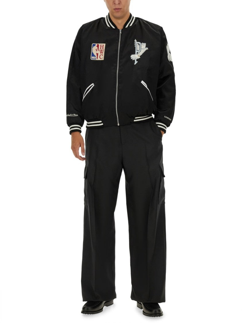 3.Paradis Classic Black Varsity Jacket