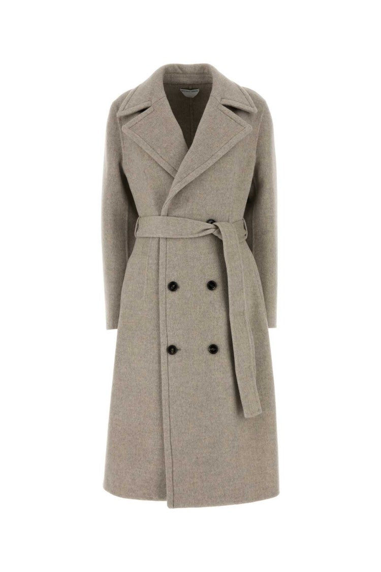 Bottega Veneta Dove Grey Cashmere Coat