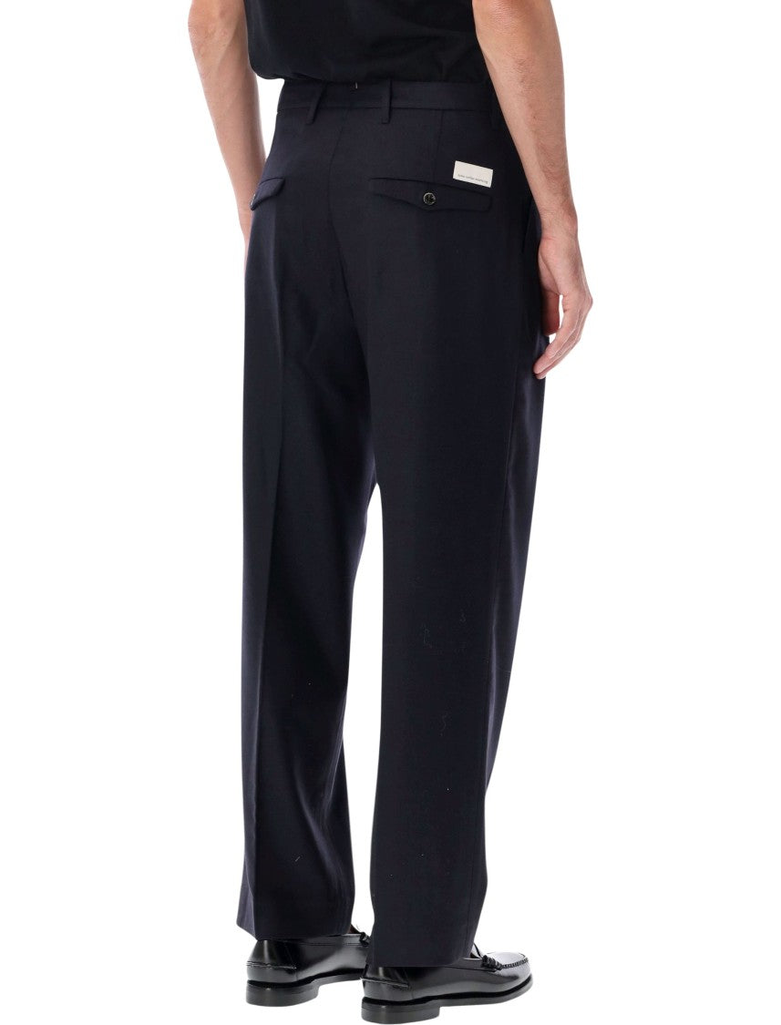 Nine In The Morning Kai Pleated High-Waist Wide-Leg Wide-Leg Pants