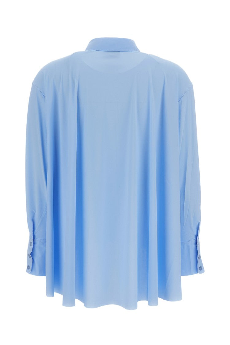 Irie' Clear Blue Button-Down Shirt With Classic Collar