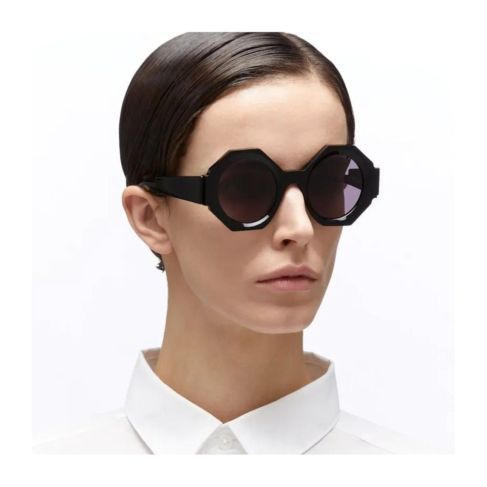 Kuboraum Mask R4 Sculptural Round Frame Sunglasses