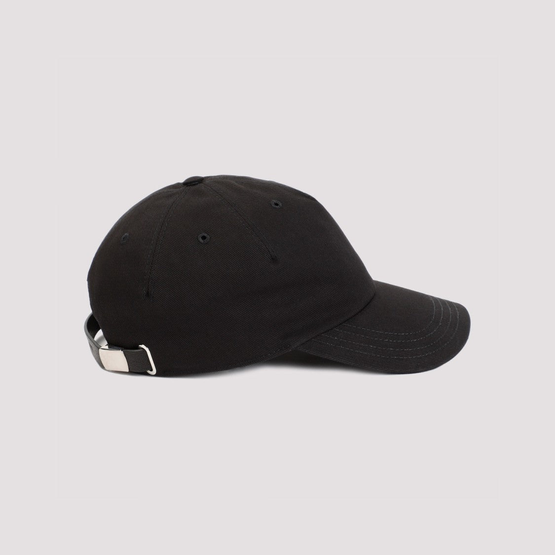 Alexander Mcqueen Black Ivory Cotton Hat