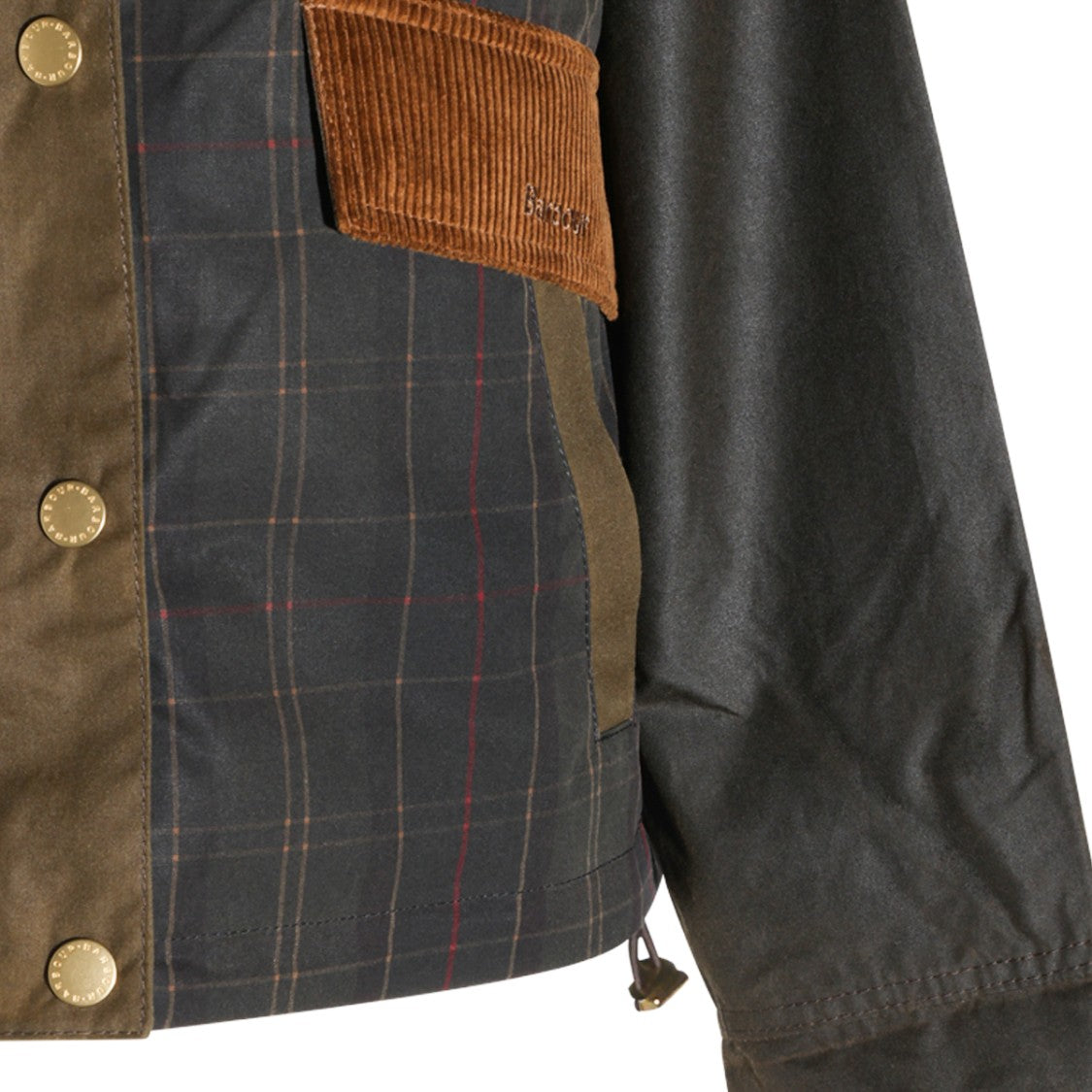 Barbour Irene Casual Jacket With Velvet Collar And Textured Detail