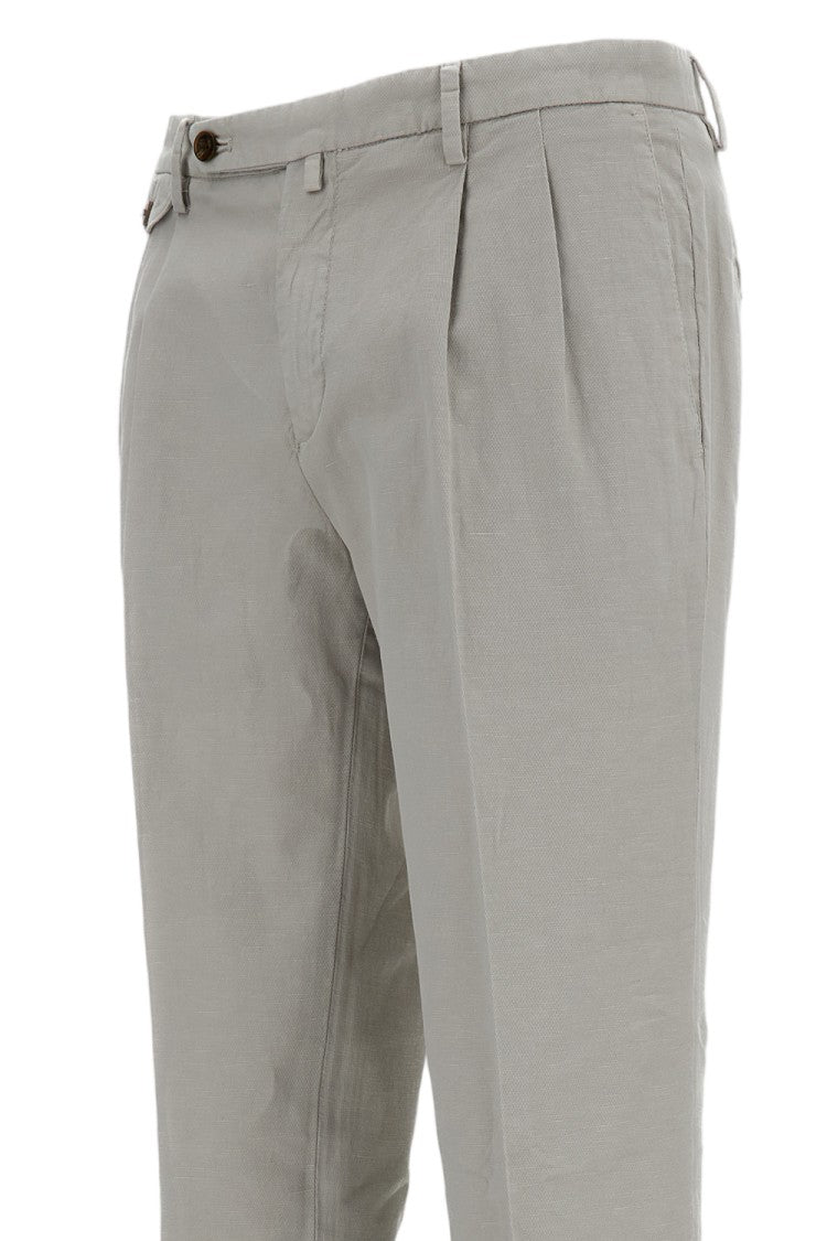 Briglia 1949 Grey Slim Distressed Trousers