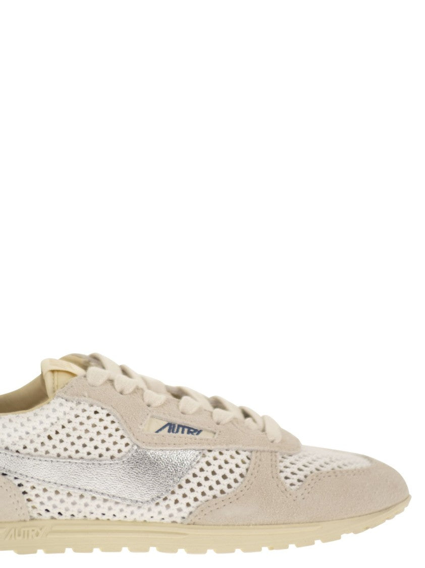 Autry Windspin - Suede And Mesh Trainers