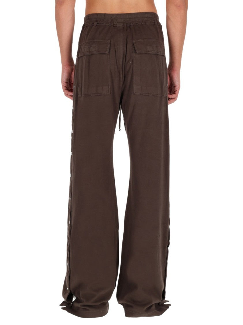 Drkshdw By Rick Owens Wide-Leg Brown Trousers