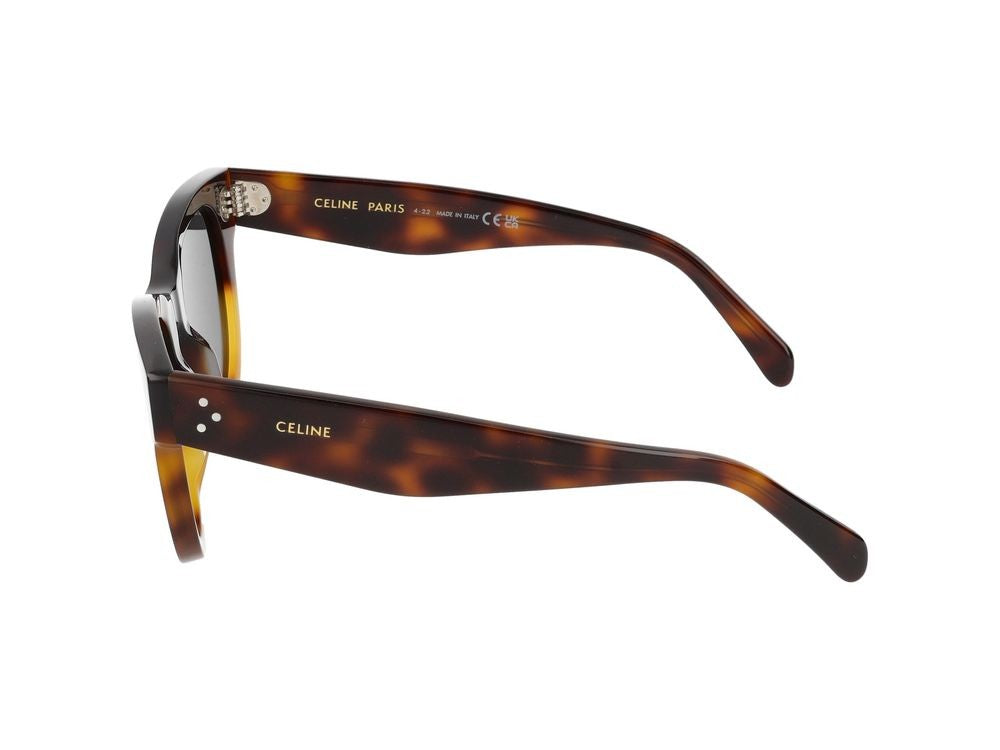 Celine Tortoiseshell Cl4003in Oversized Round Sunglasses
