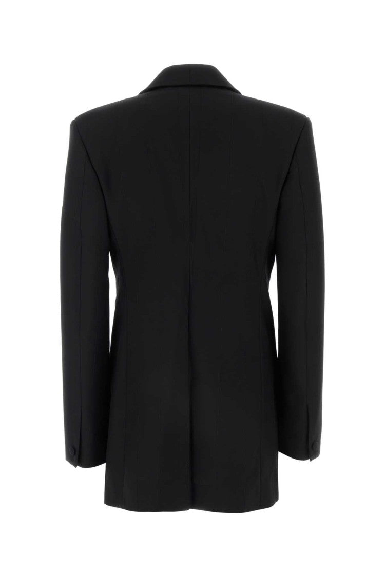 Givenchy Black Stretch Wool Blend Blazer