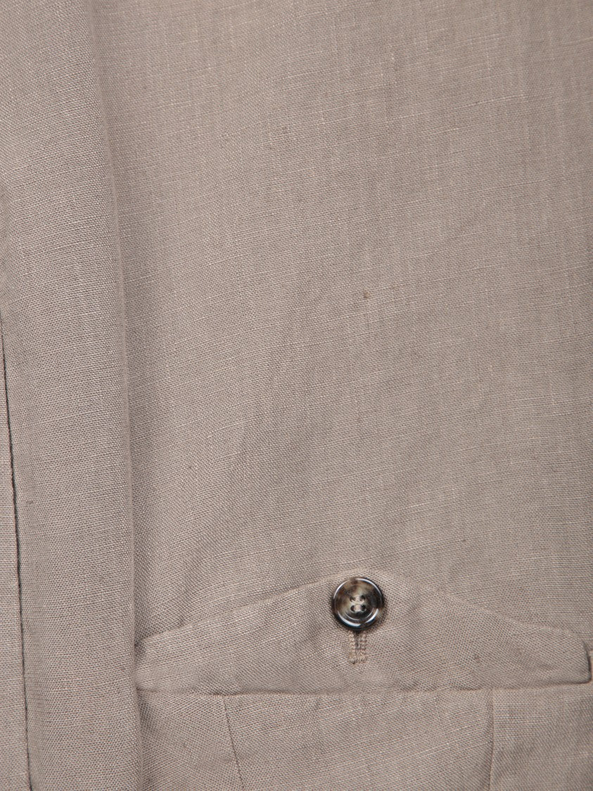 Dell'oglio Brown Tailored Suit With Notch Lapel