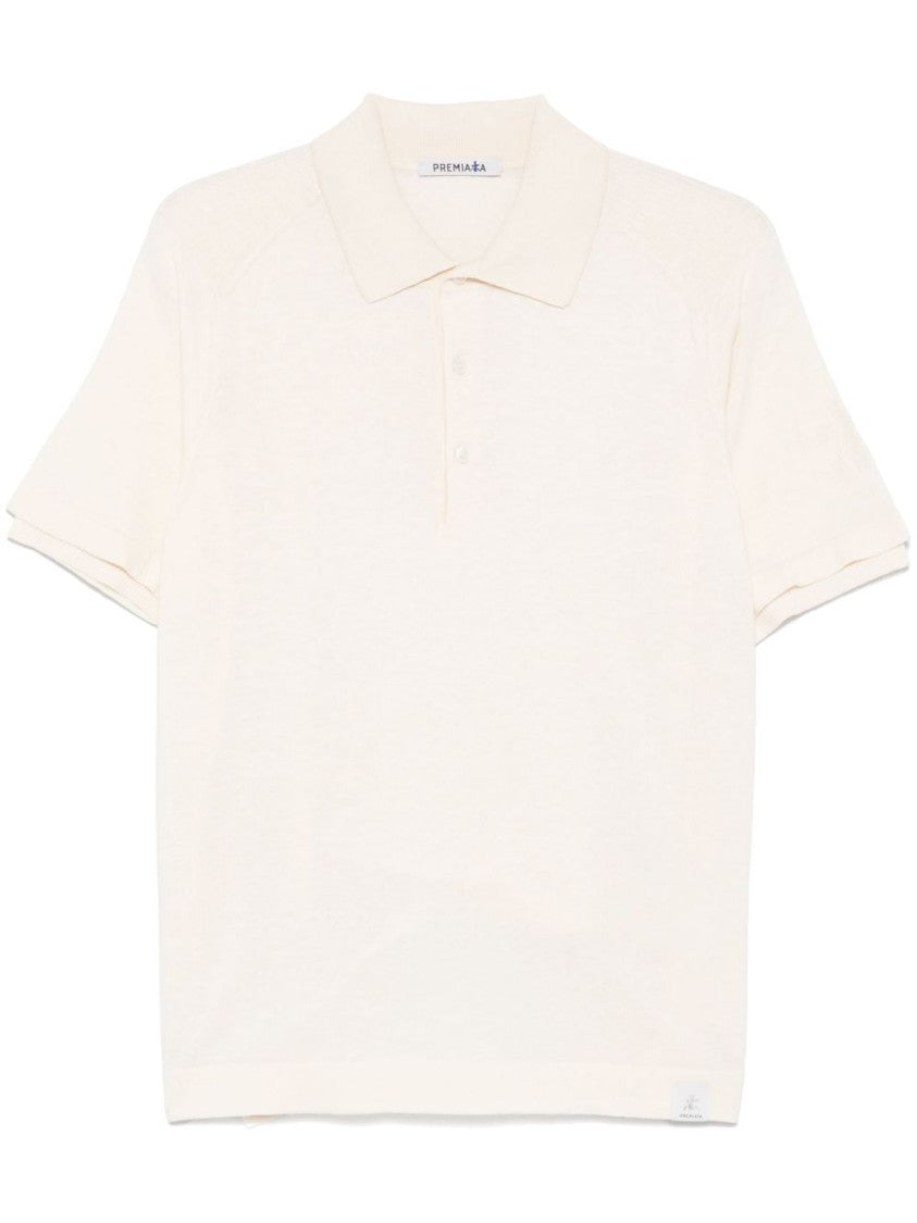 Premiata Premiata Classic White Polo Shirt