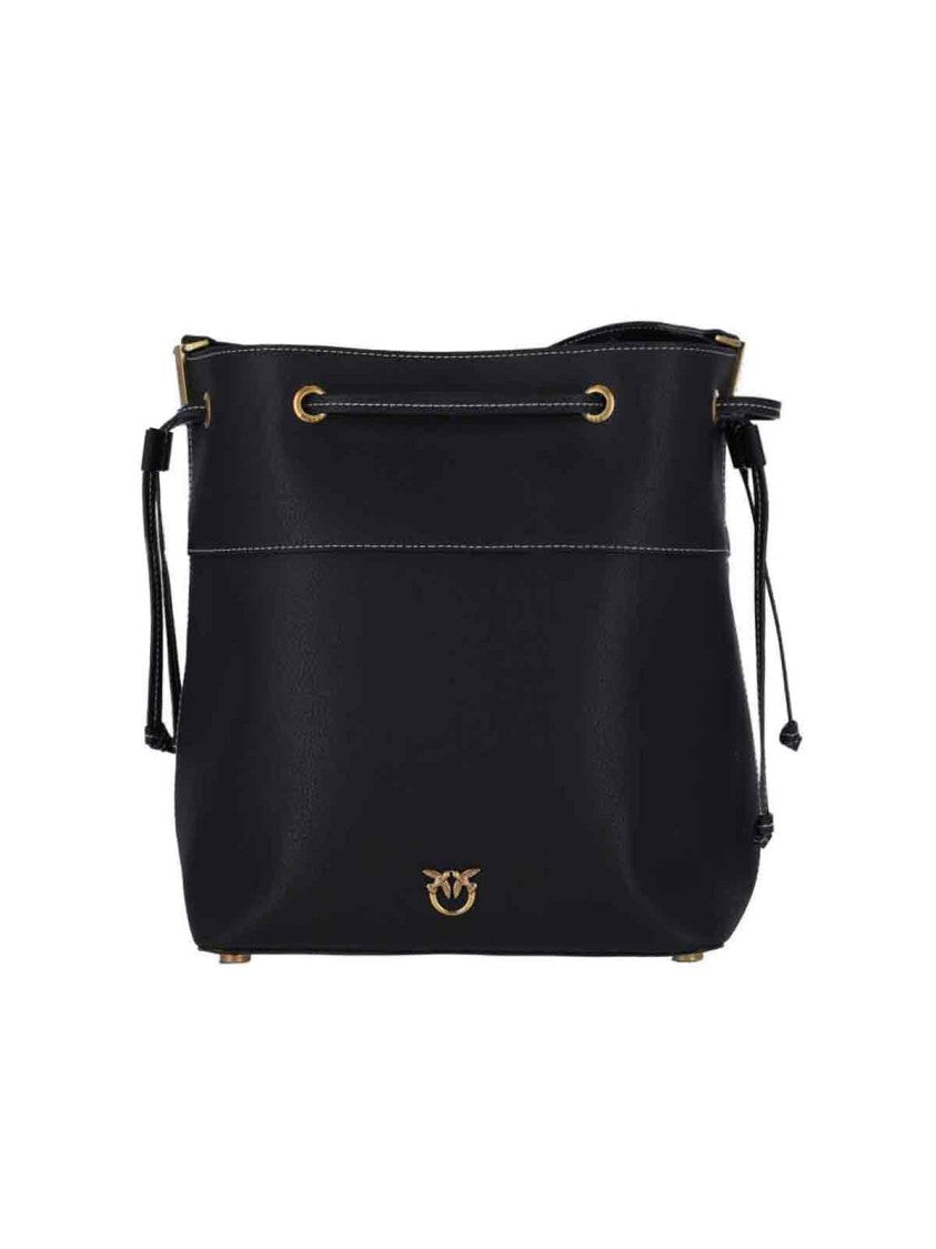 Pinko "Logo" Bucket Bag - Black