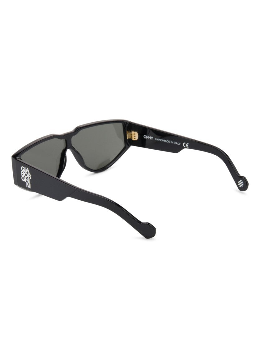 Gia Borghini Angular Acetate Sunglasses With Bold Frame