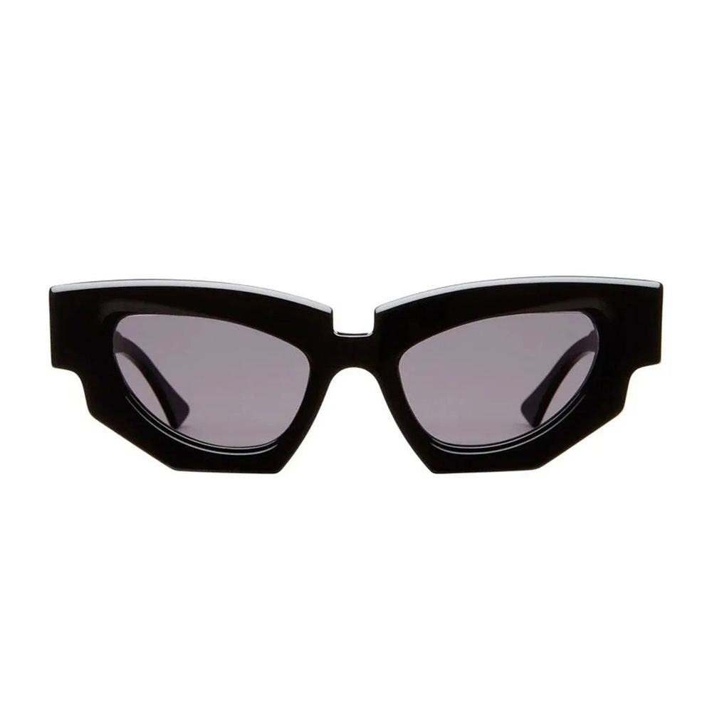Kuboraum Mask F5 Sculptural Black Acetate Cat-Eye Sunglasses