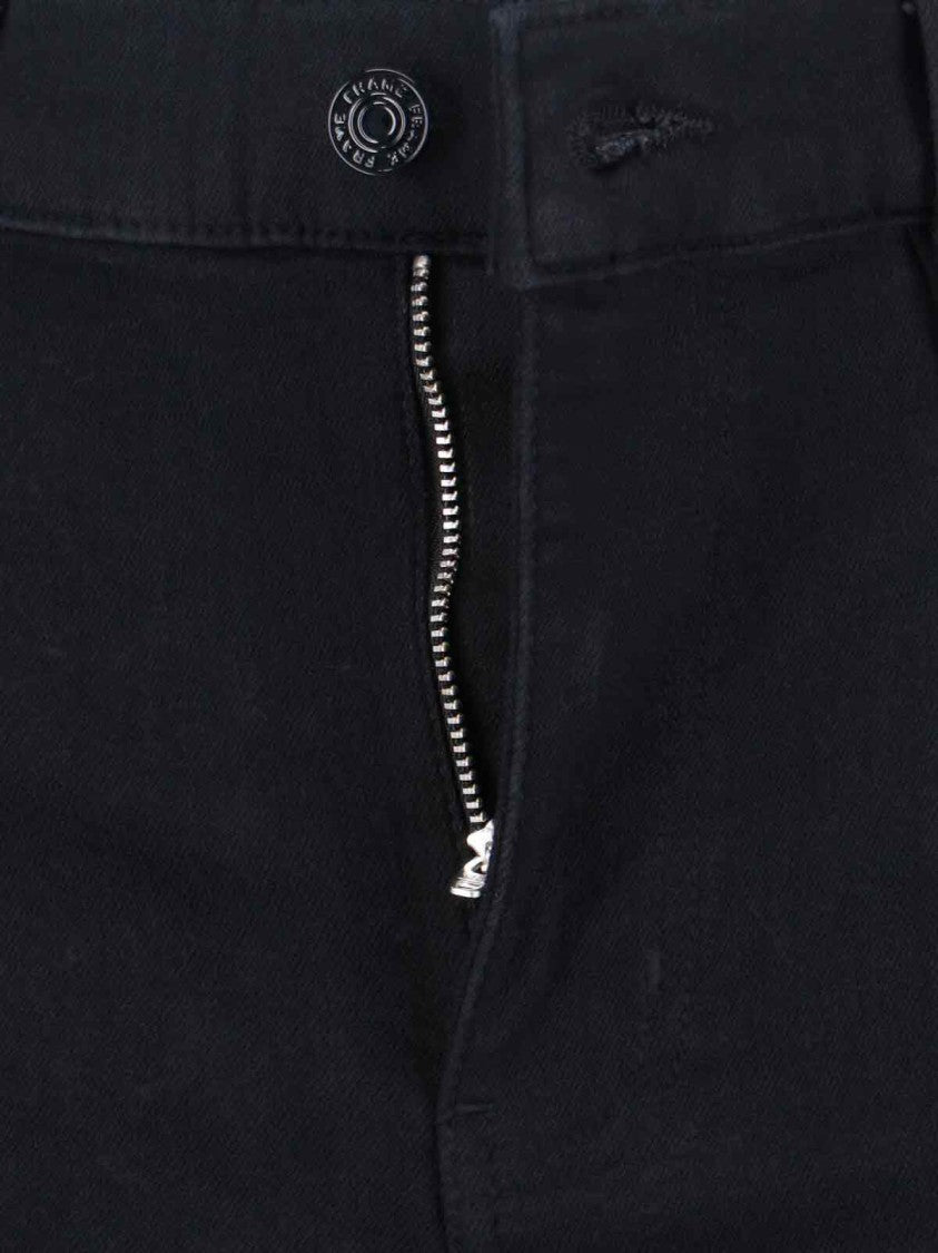 Frame Wide-Leg Jeans With Mid-Rise Waist