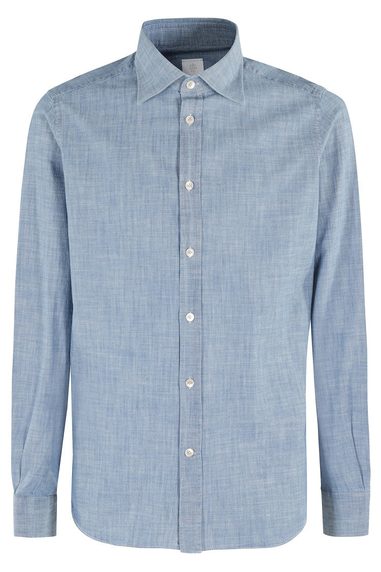 Eleventy Classic Denim Shirt