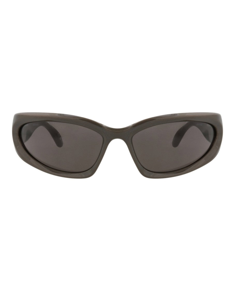 Balenciaga Shield-Frame Sunglasses In Bio Injection Material