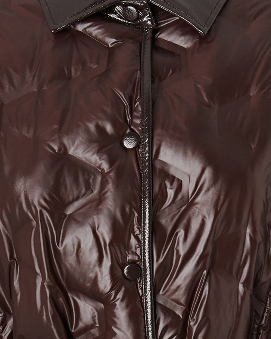 Pinko Technical Canvas Belted Down Jacket