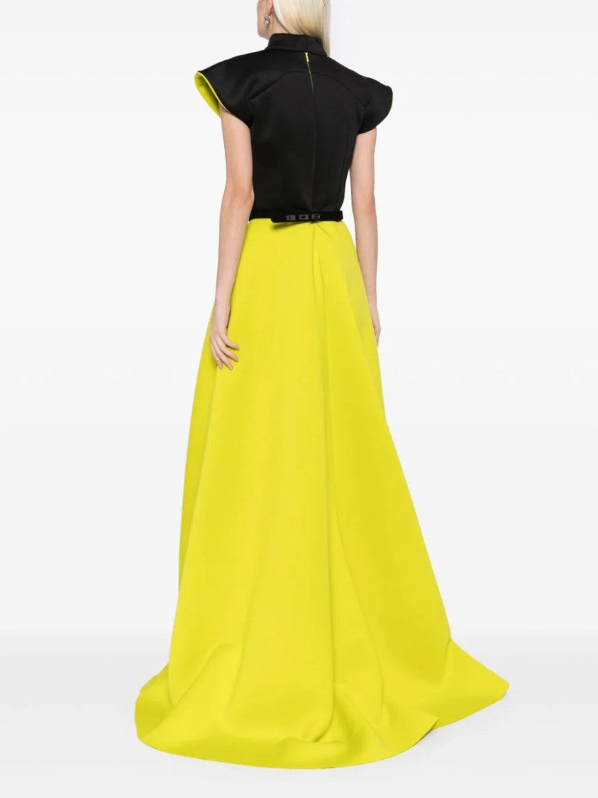 Saiid Kobeisy Neoprene Dress With Wide Shoulders