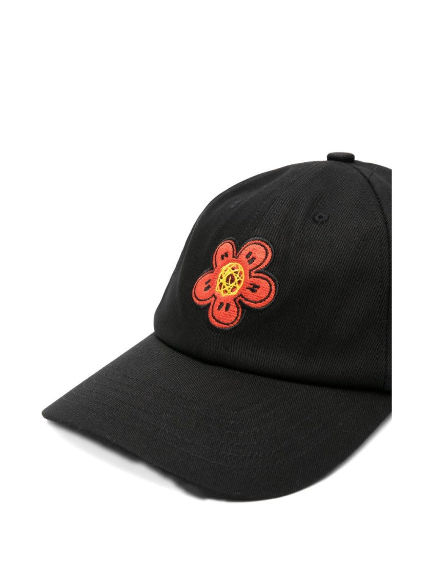 Kenzo Curved Brim Black Baseball Cap