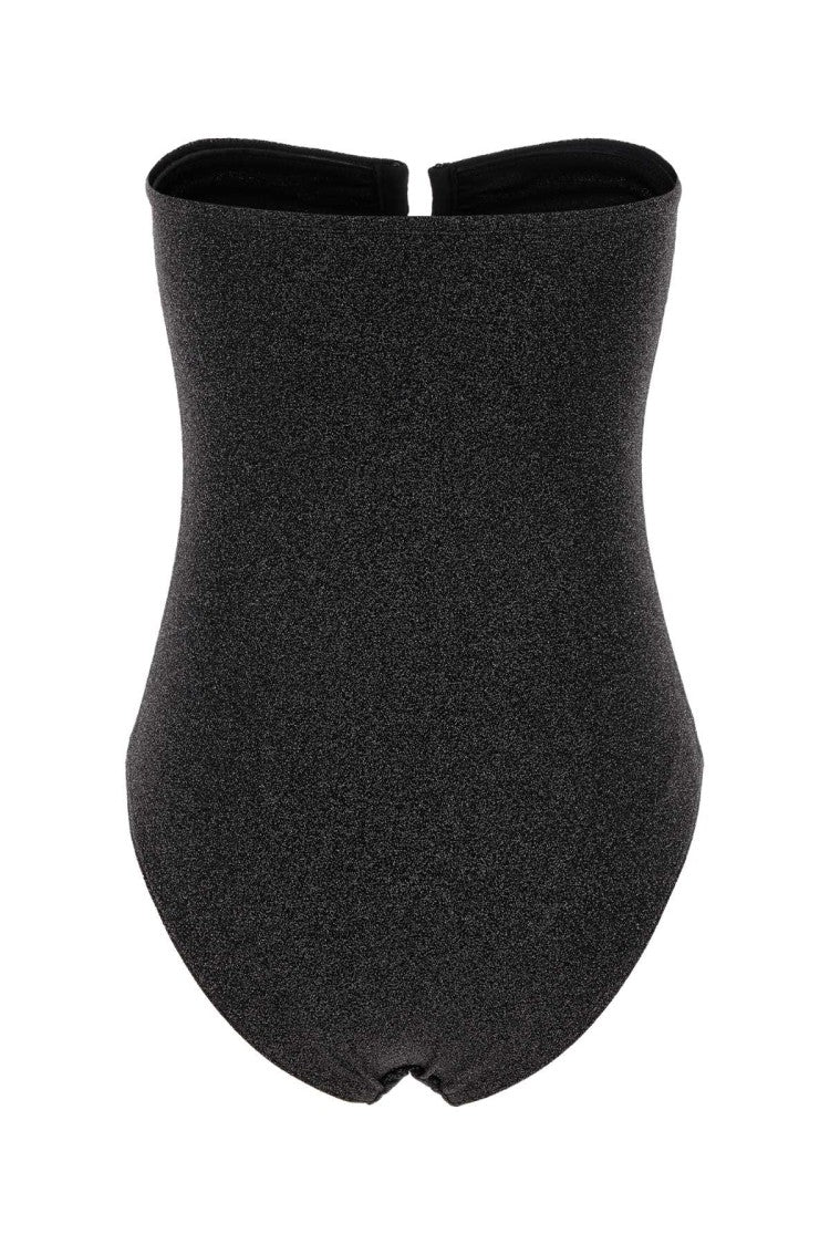 Eres Black Stretch Nylon Blend Scintillant Swimsuit