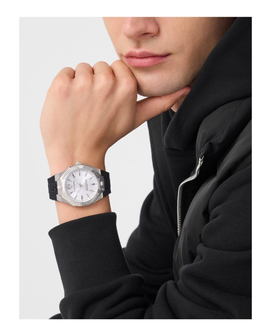 Plein Sport Metronaut Silicone Watch With 42Mm Stainless Steel Case