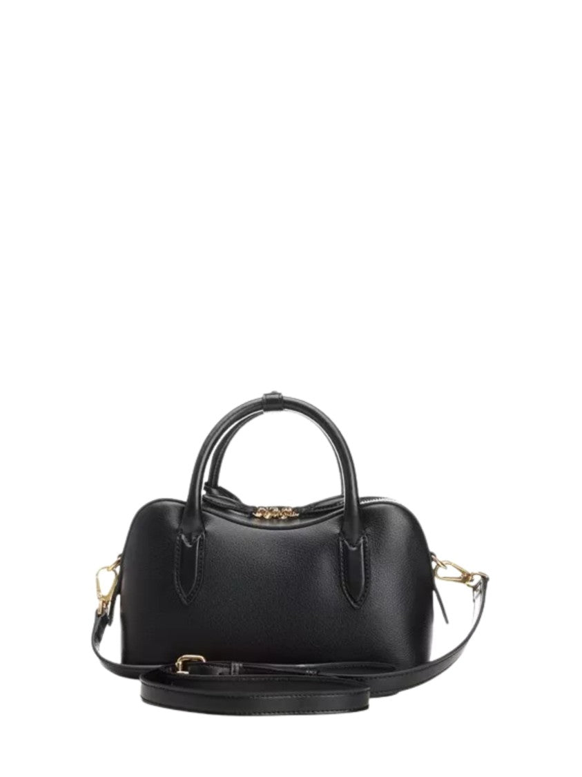 Stella Mccartney Black Double Top Handle Shoulder Bag