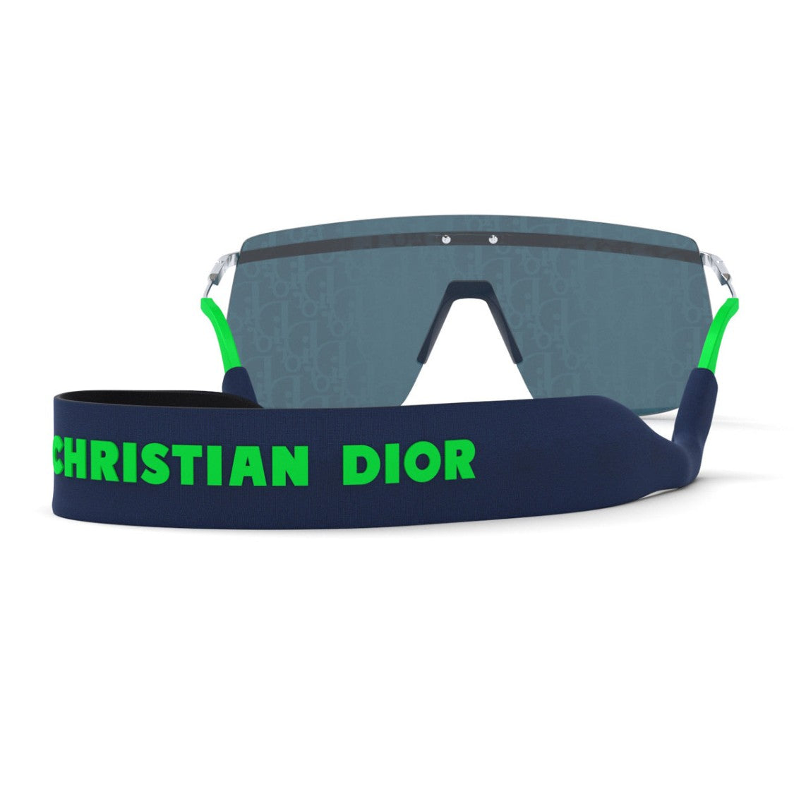 Dior Silver Dior Motion M1i Geometric Sunglasses